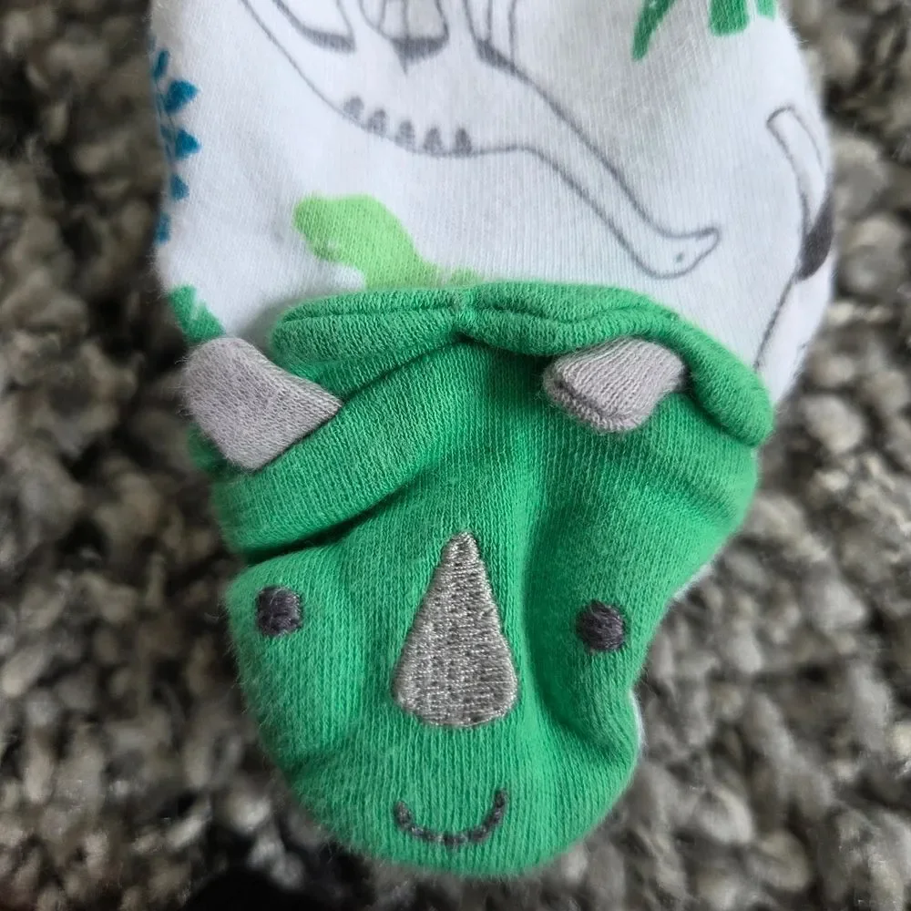 3 Pair Of Baby Footie Baby Pajamas Newborn Carters Baby Starters Brand